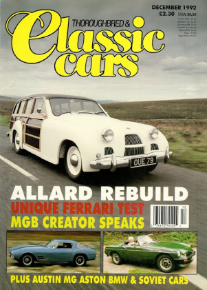 THOROUGHBRED & CLASSIC CARS 1992 DEC - 250GT, A40, BMWs